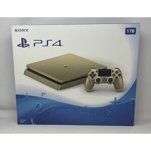 SEALED Brand NEW Gold Sony PlayStation 4 Slim Limited Edition 1TB Console PS4